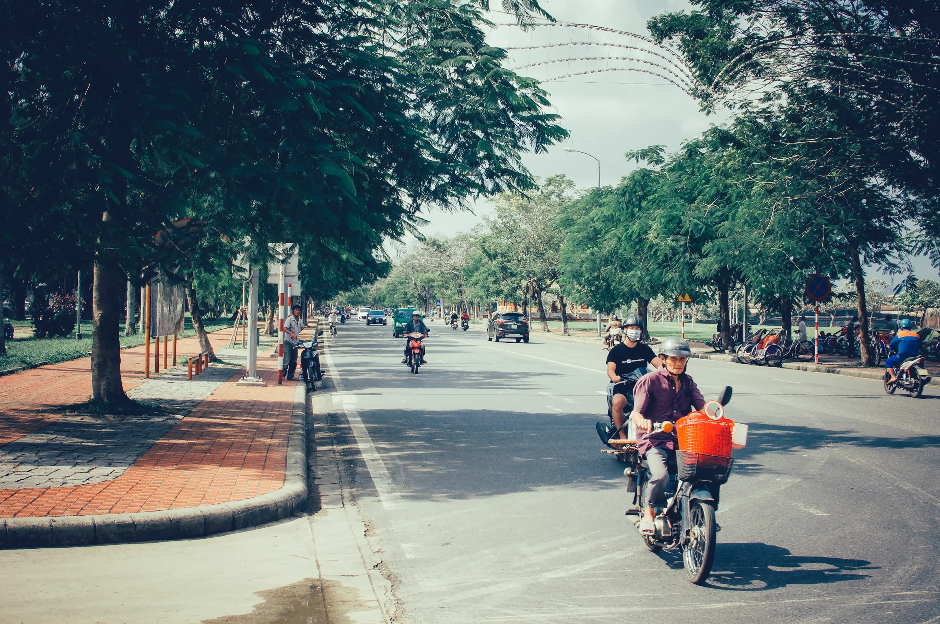 Take a walk around Hue samll city is a must on cool season ( October - March)