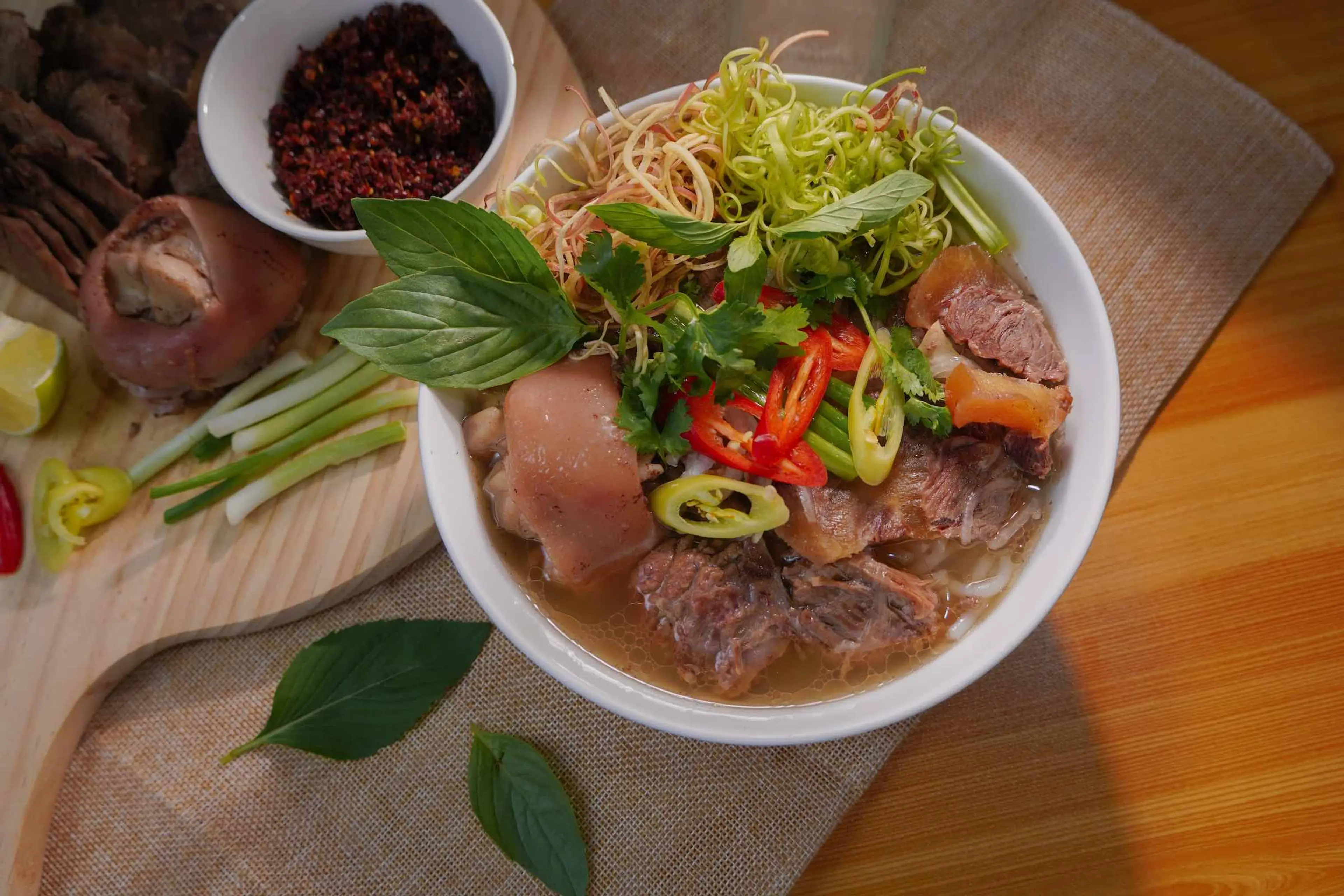 Traditional dish of Hue Imperial City - Bun Bo
