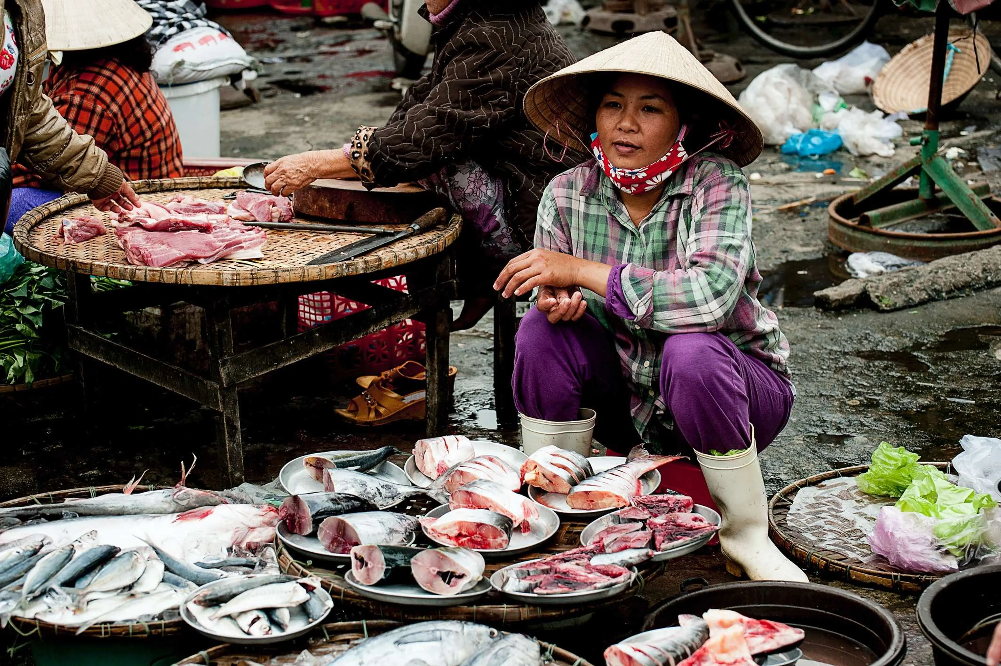 Freshly seafood of the central coast of Vietnam