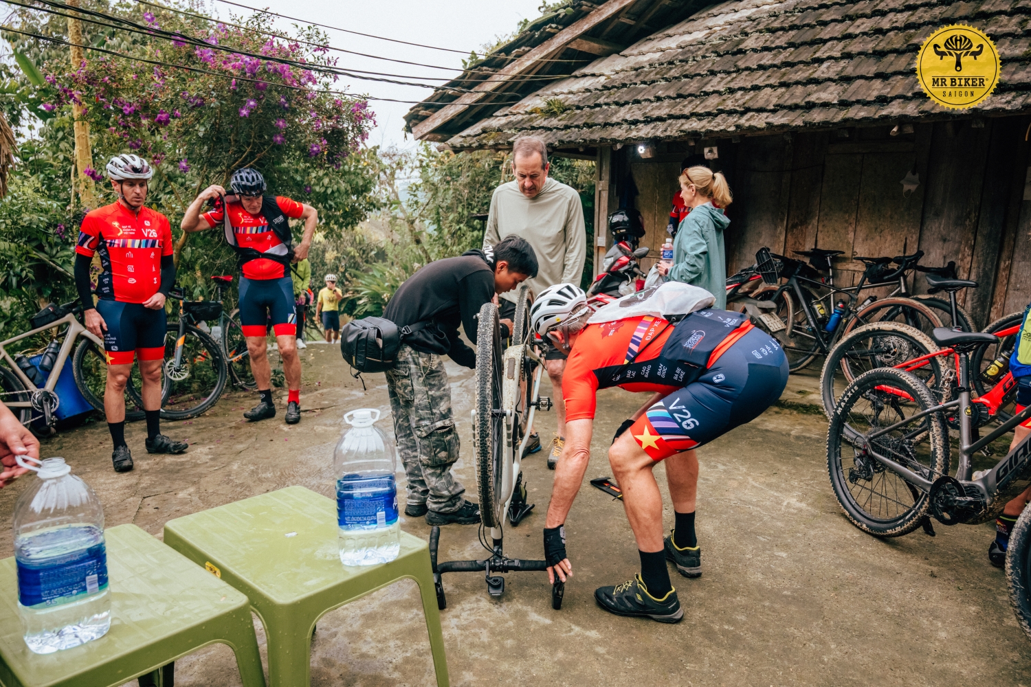 Bike assembly support